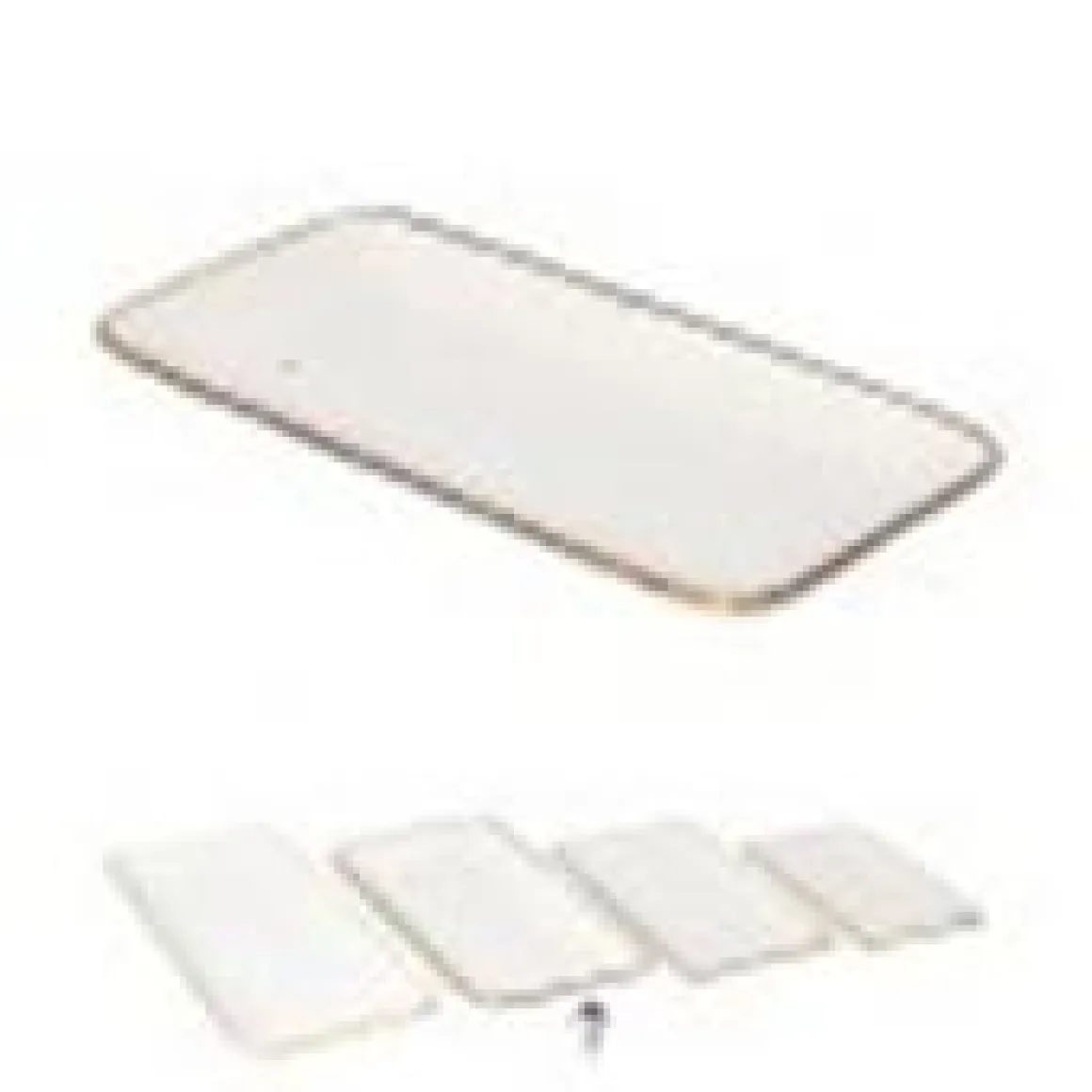 Plato rectangular akiko