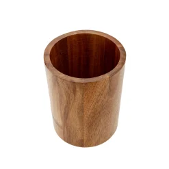 Porta Utensilios de Cocina de Madera de Acacia