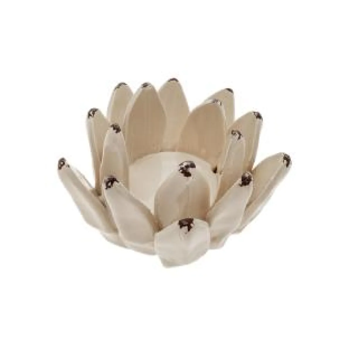 Portavela Flor Blanco