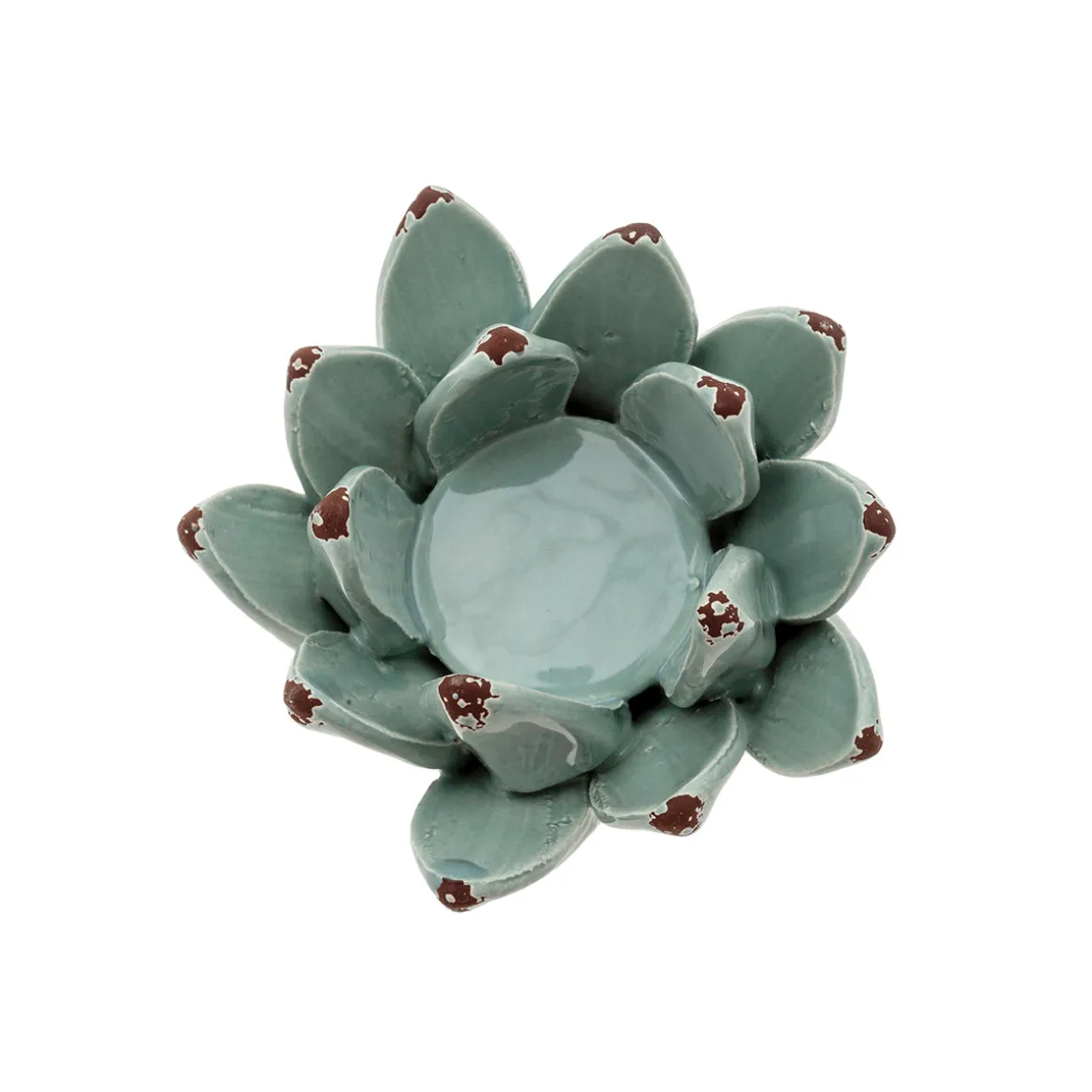 Portavela Flor Verde