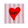 Servilleta papel corazón love