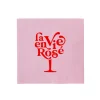Servilleta papel la vie en rose
