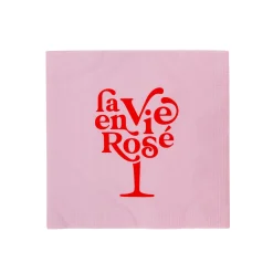 Servilleta papel la vie en rose