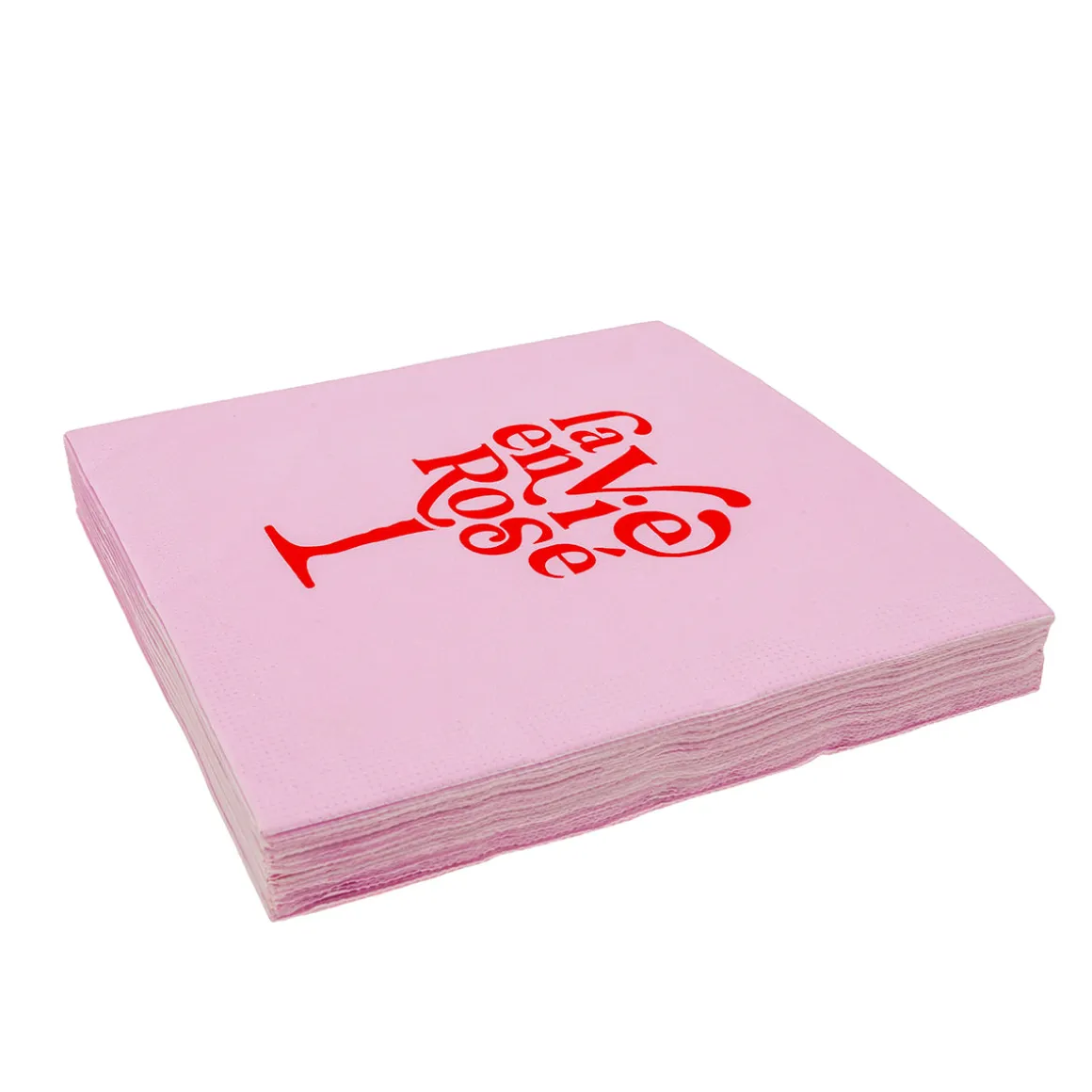 Servilleta papel la vie en rose