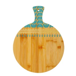Tabla cortar bambu 30x40x1 africa azul
