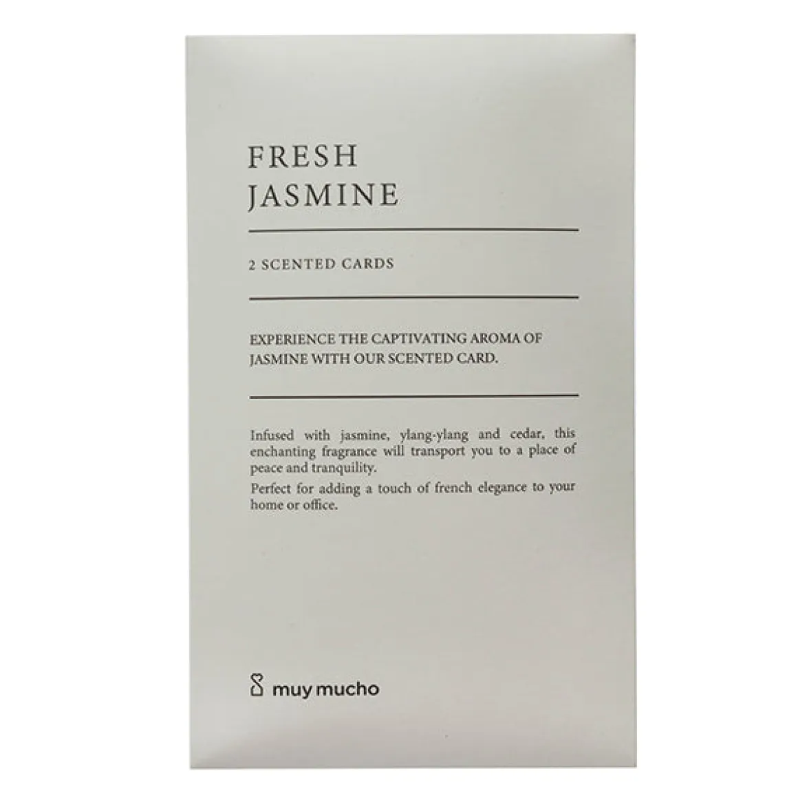 Tarjetas perfumadas jasmine