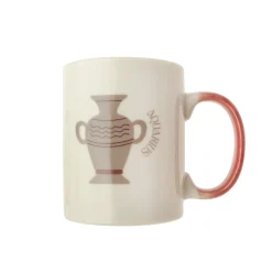 Taza Zodiaco Acuario 8X9,5Cm 330Ml Bl.