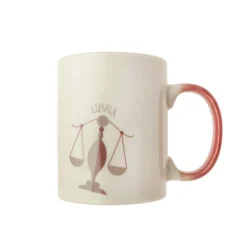 Taza Zodiaco Libra 8X9,5Cm 330Ml Bl.