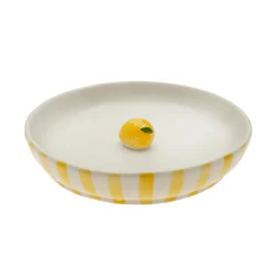 Vaciabolsillos Limón Cerámico Amarillo 18 cm