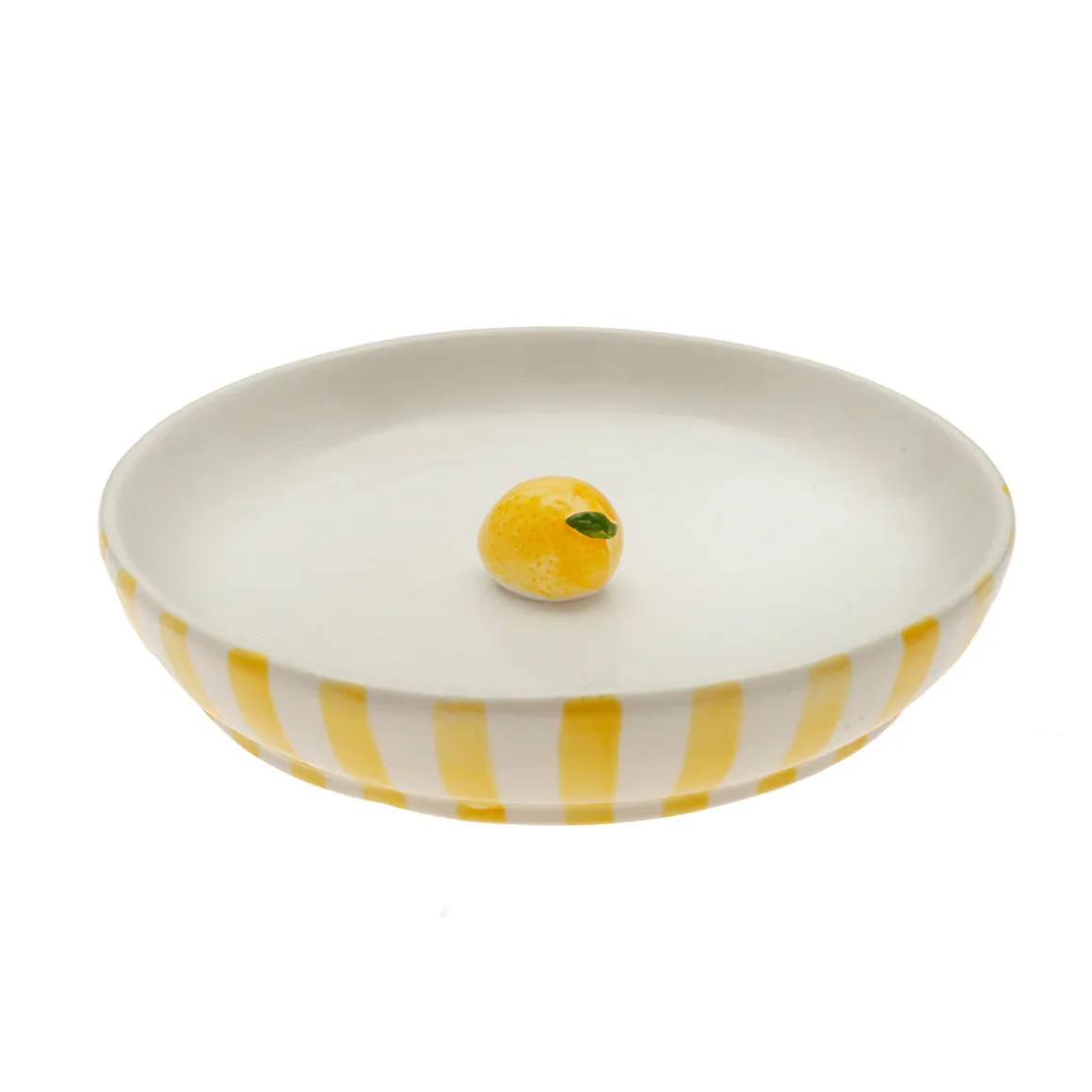 Vaciabolsillos Limón Cerámico Amarillo 18 cm