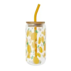 Vaso Borosilicato To Go Naranja