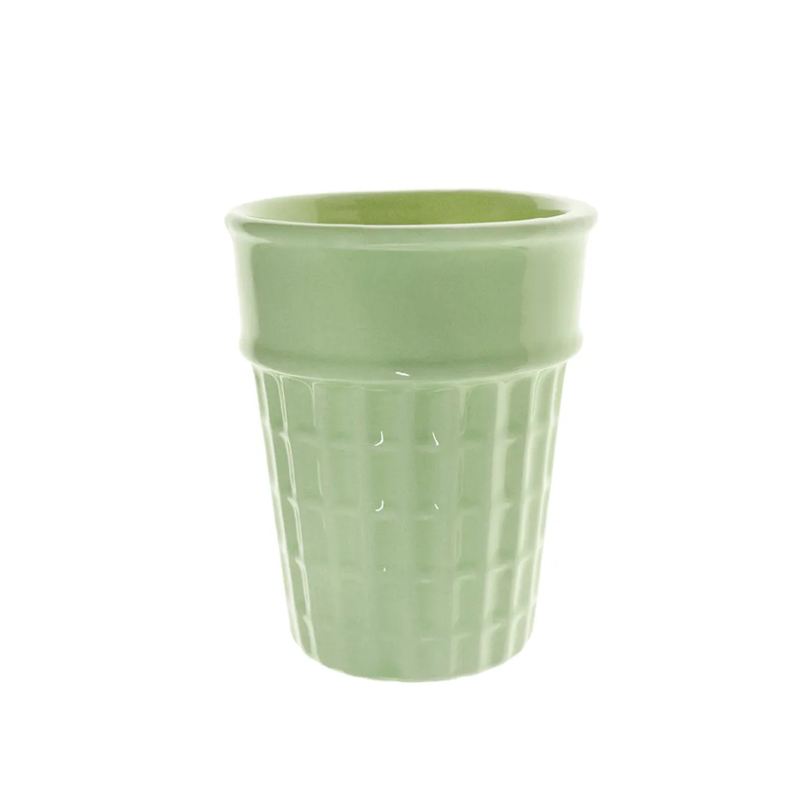 Vaso plastico helado verde