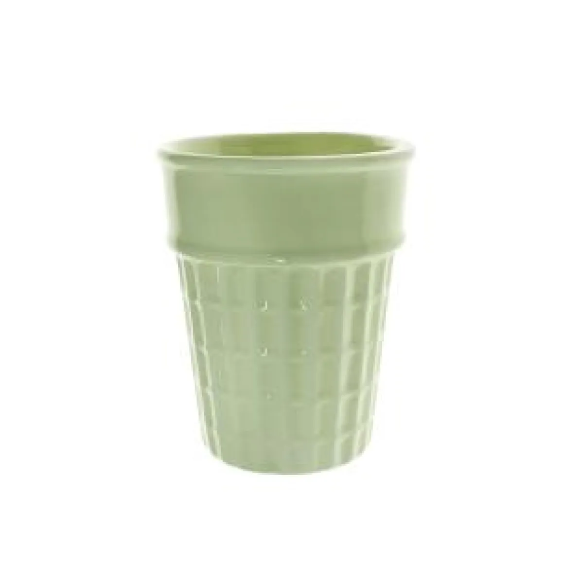 Vaso plastico helado verde