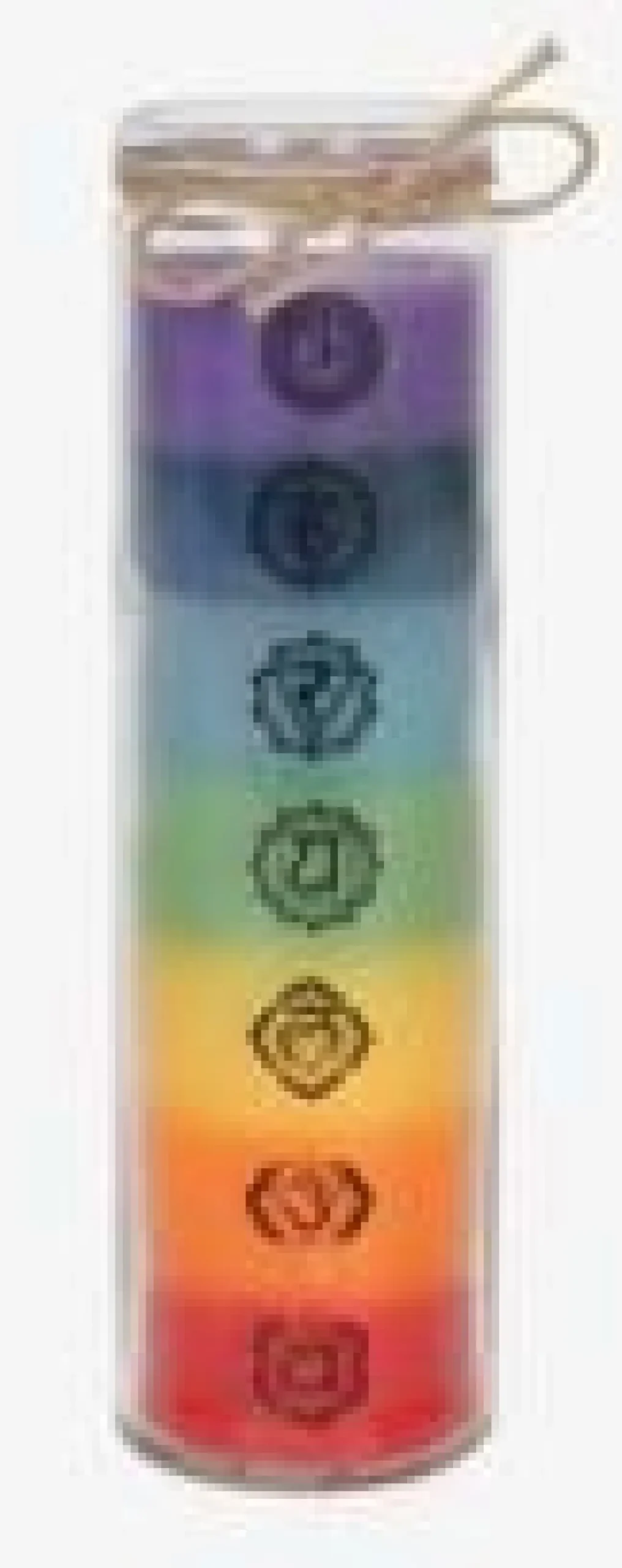 Vaso vela 7 chakras