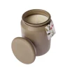 Vaso vela grande flores