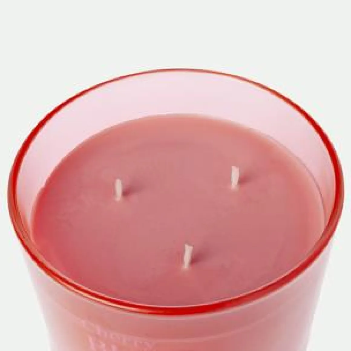 Vaso vela 3 mechas Cherry Bloom