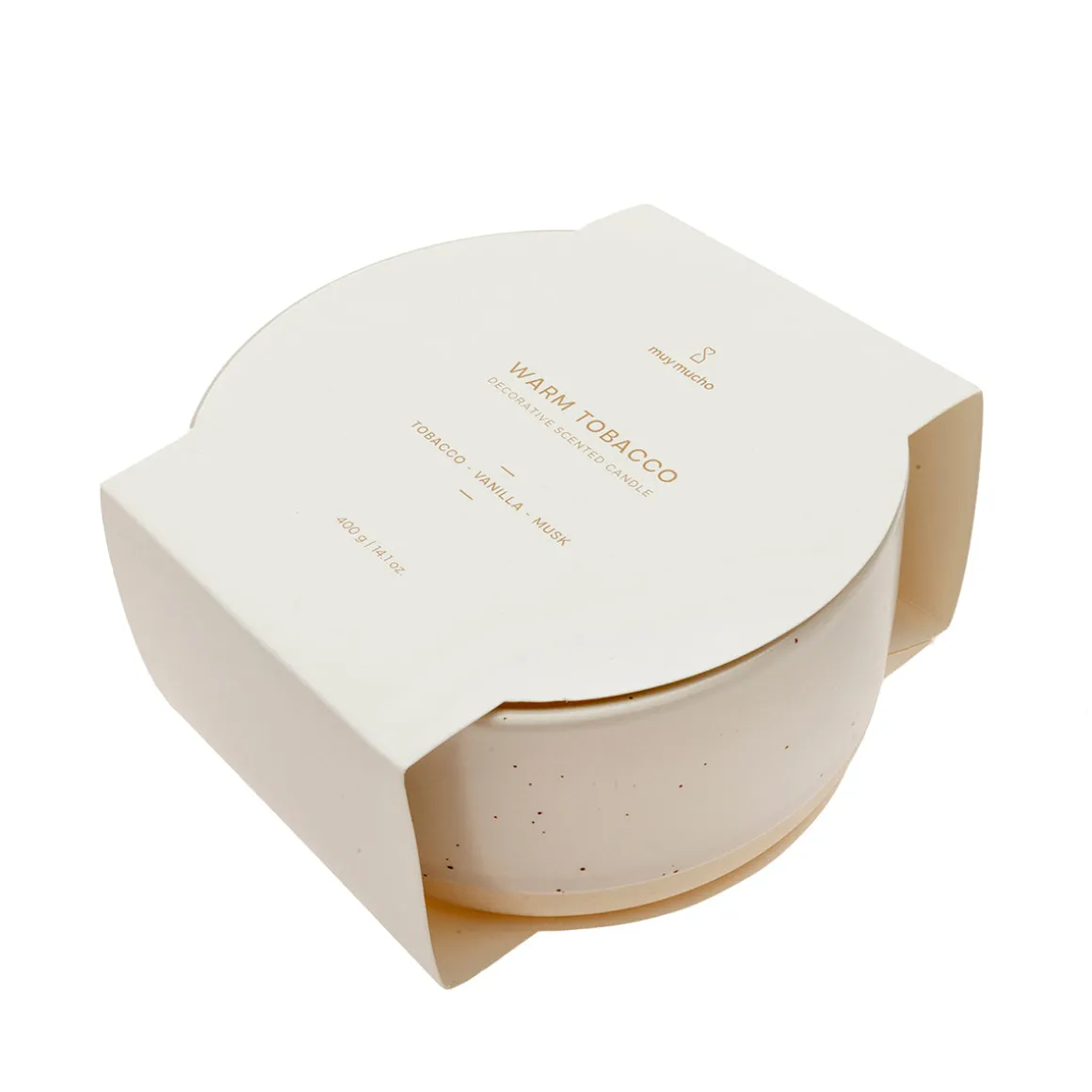 Vaso vela warm tobacco