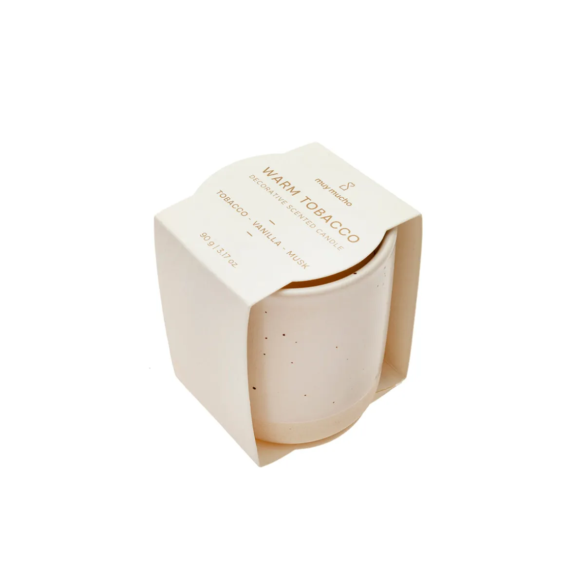 Vaso vela warm tobacco