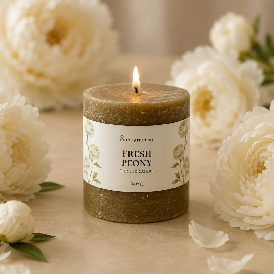 Vela Aromática Fresh Peony 240 g