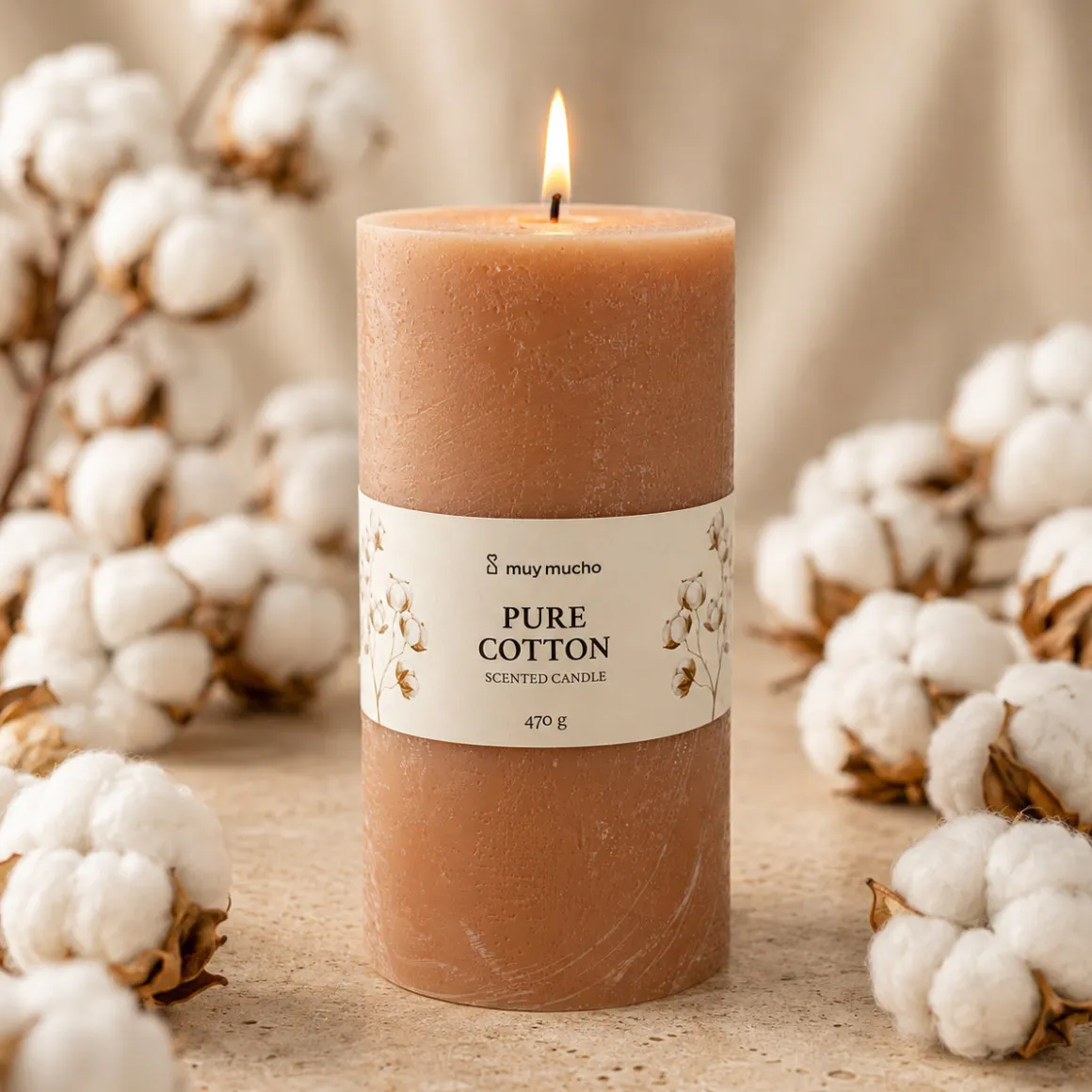 Vela Aromática Pure Cotton 470 g