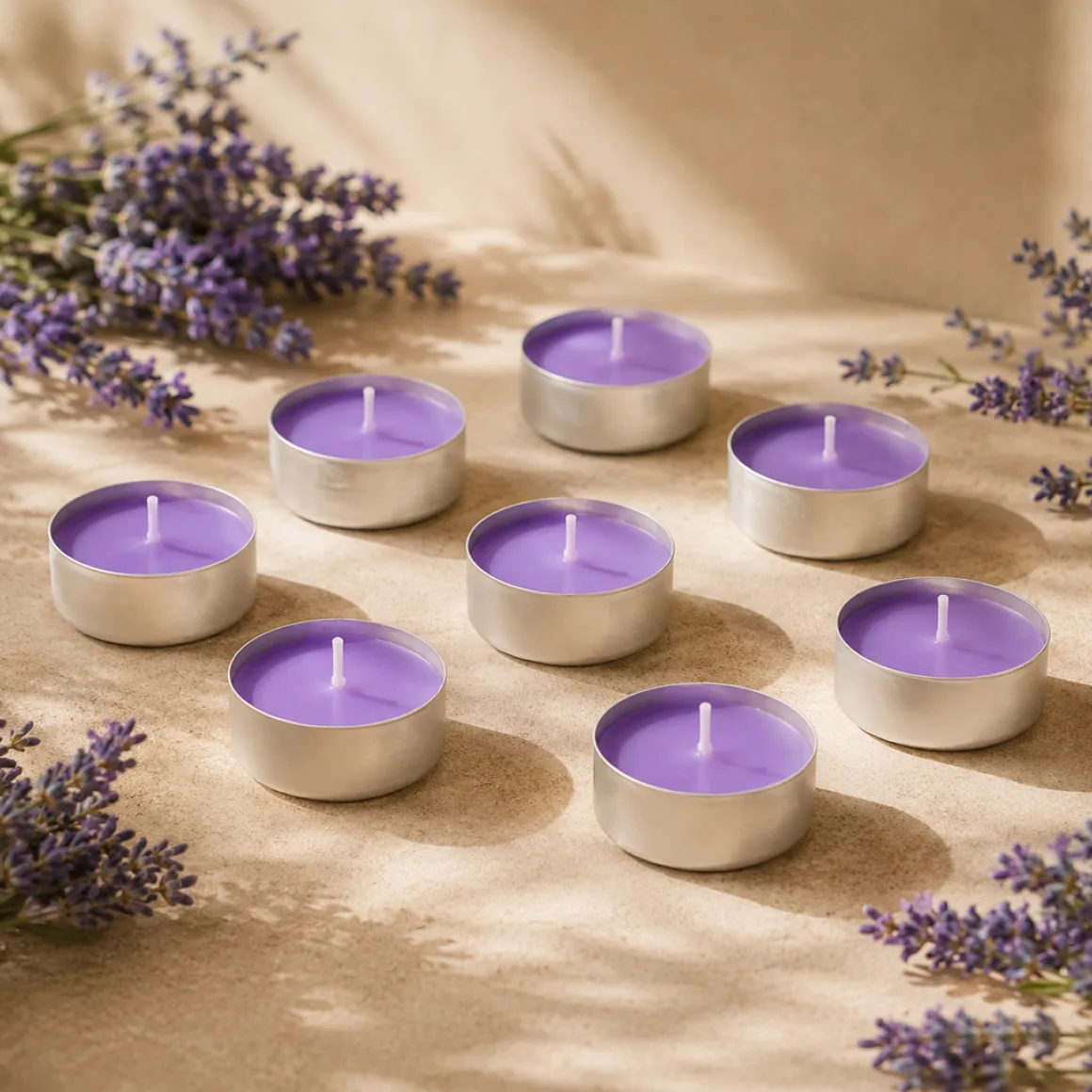 Vela de Té Sweet Lavender Pack 18 Unidades