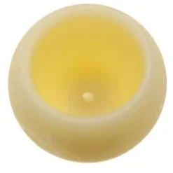 Vela Esférica Led D.12X10Cm Cr.