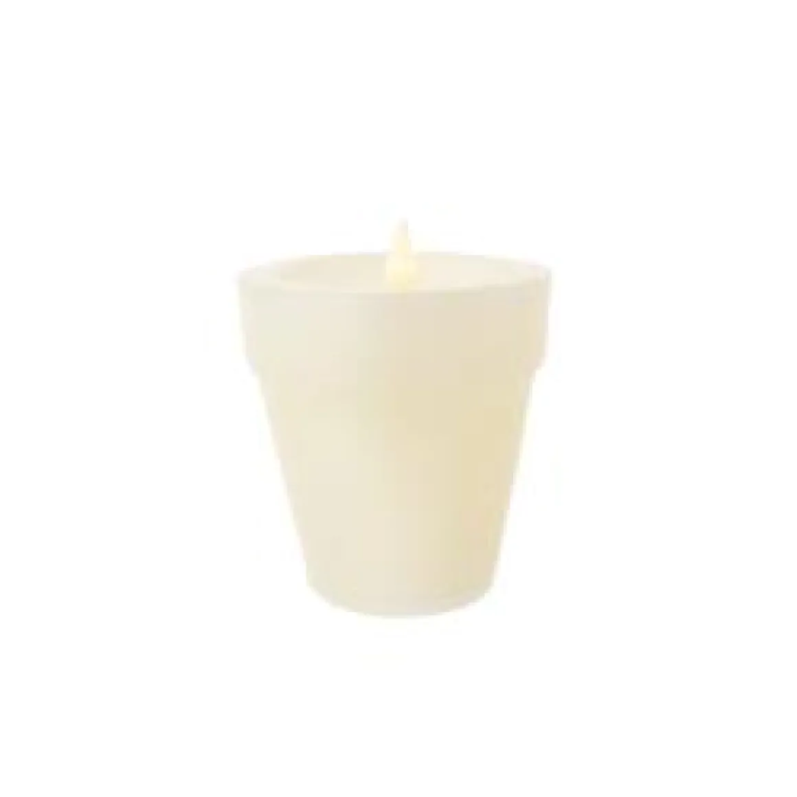 Vela led maceta