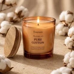 Vela Perfumada Pure Cotton · Aroma Limpieza Reconfortante · 200 g