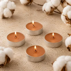 Velas de Té Perfumadas Pure Cotton Pack de 24 Unidades