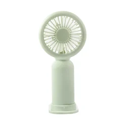 Ventilador Portátil Recargable Verde con Cable USB Tipo C