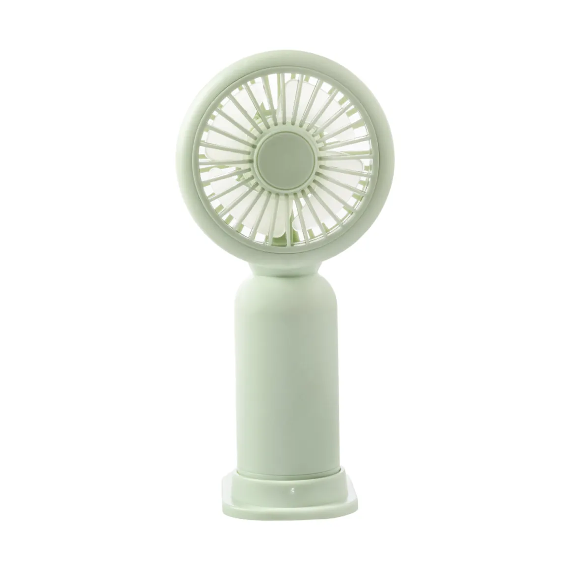 Ventilador Portátil Recargable Verde con Cable USB Tipo C